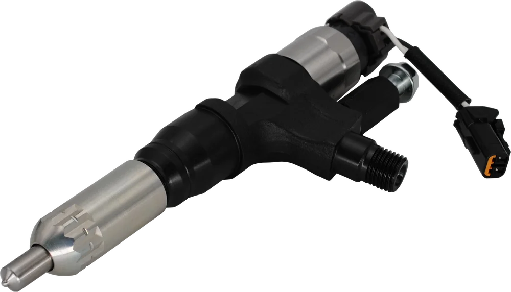 Инжектор за дизелово гориво от Denso, номер на част 095000-6593, за система с общо гориво.