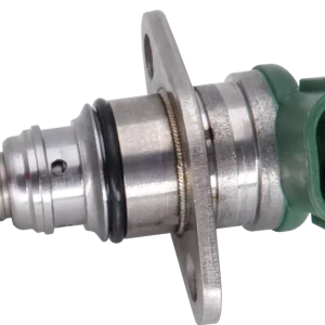 Оригинална клапан за управление на впръскването Common Rail 096710-0130 на Denso, зелен цвят.
