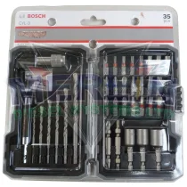 Многофункционален комплект от 35 свредла за винтове на BOSCH, номер на артикул 2 607 017 326