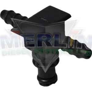 DENSO, конектор за връзка при горивната система Common Rail, с ъгъл на отклонение 180 градуса, за автомобили на Ford.