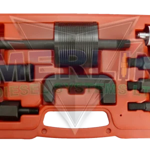 КОМПЛЕКТ ЗА ИЗТЯГВАНЕ НА ИНЖЕКТОРИ С ОБЩО РАЗПИСВАНЕ, съдържащ 9 части.