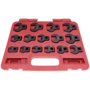 Набор от 15 комплекта ключове тип "Crowfoot" с размер 3/8 инча.